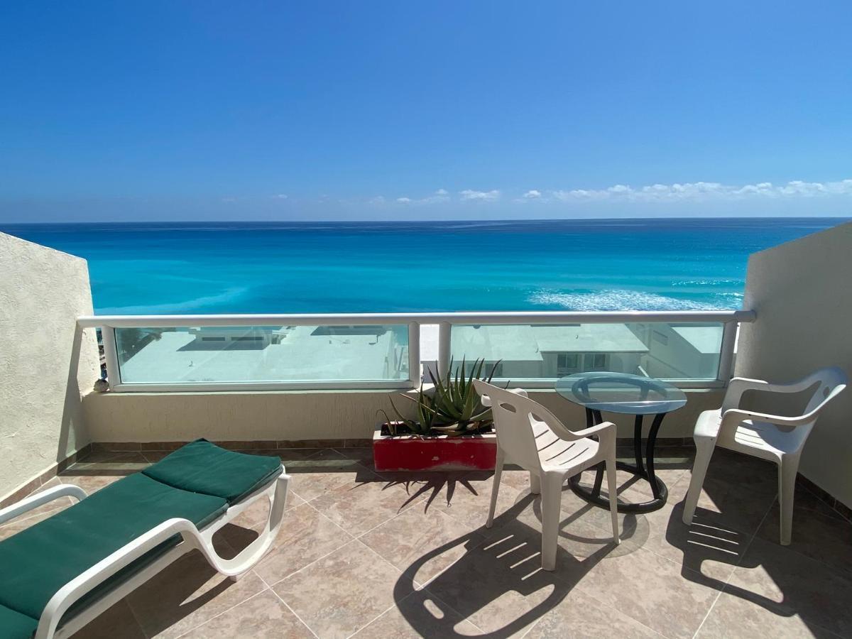 Penthouse Spectacular Ocean View Terrace Brisas Cancun Hotel Zone Kültér fotó